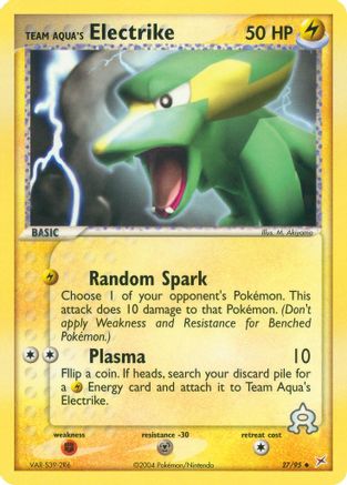 Team Aqua's Electrike (27/95) [Team Magma vs Team Aqua] Normal - Uncommon