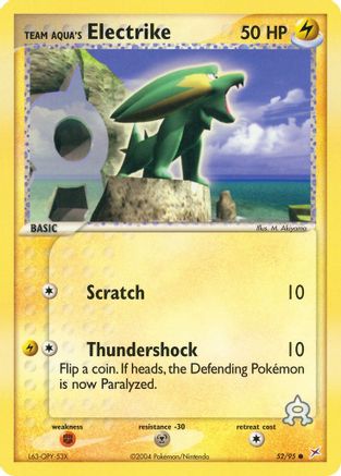 Team Aqua's Electrike (52/95) [Team Magma vs Team Aqua] Normal - Common