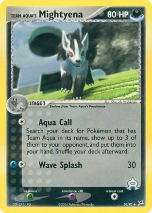 Team Aqua's Mightyena (30/95) [Team Magma vs Team Aqua] Normal - Uncommon