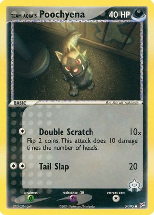 Team Aqua's Poochyena (054/95) [Team Magma vs Team Aqua] Normal - Common