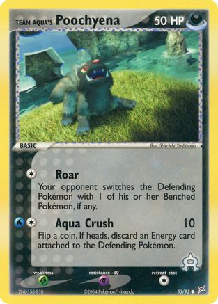 Team Aqua's Poochyena (55/95) [Team Magma vs Team Aqua] Reverse Holofoil - Common