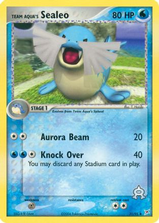 Team Aqua's Sealeo (31/95) [Team Magma vs Team Aqua] Normal - Uncommon