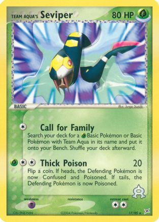 Team Aqua's Seviper (17/95) [Team Magma vs Team Aqua] Normal - Rare