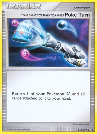 Team Galactic's Invention G-105 Poke Turn (118/127) [Platinum] Normal - Uncommon