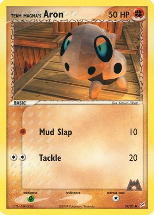 Team Magma's Aron (058/95) [Team Magma vs Team Aqua] Normal - Common