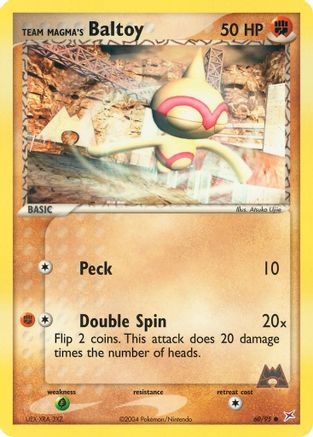 Team Magma's Baltoy (60/95) [Team Magma vs Team Aqua] Reverse Holofoil - Common