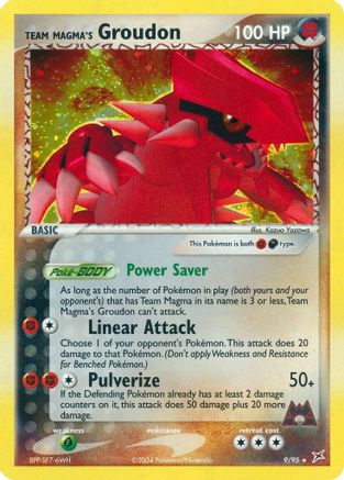 Team Magma's Groudon (9/95) [Team Magma vs Team Aqua] Holofoil - Holo Rare