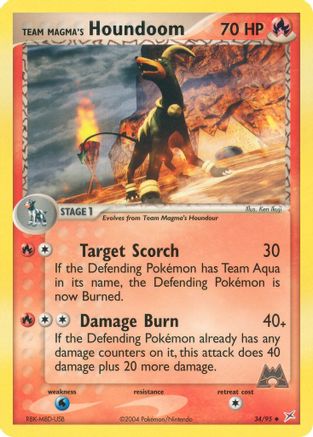 Team Magma's Houndoom (034/95) [Team Magma vs Team Aqua] Normal - Uncommon