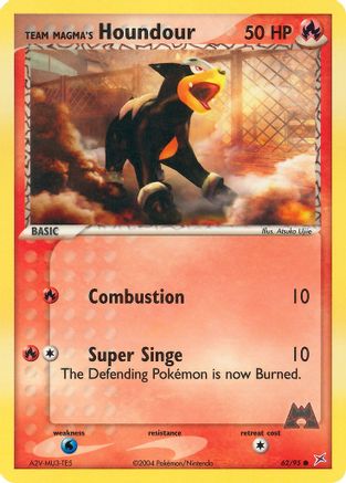 Team Magma's Houndour (062/95) [Team Magma vs Team Aqua] Reverse Holofoil - Common