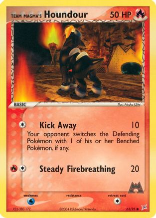 Team Magma's Houndour (63/95) [Team Magma vs Team Aqua] Normal - Common