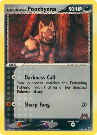 Team Magma's Poochyena (66/95) [Team Magma vs Team Aqua] Normal - Common
