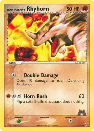 Team Magma's Rhyhorn (38/95) [Team Magma vs Team Aqua] Normal - Uncommon