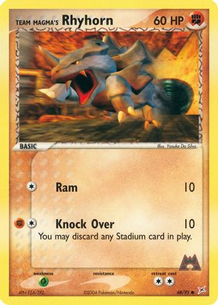 Team Magma's Rhyhorn (068/95) [Team Magma vs Team Aqua] Normal - Common