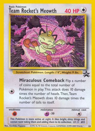 Team Rocket's Meowth (018/53) [WoTC Promo] Normal - Promo