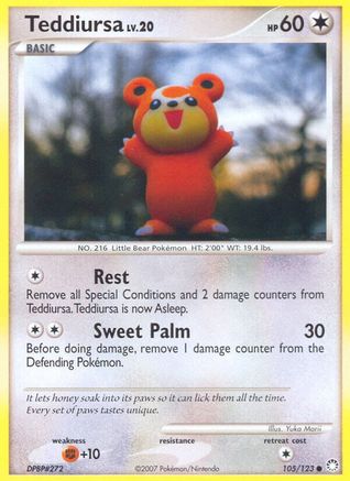 Teddiursa (105/123) [Mysterious Treasures] Normal - Common