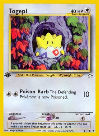 Togepi (051/111) [Neo Genesis] 1st Edition - Uncommon