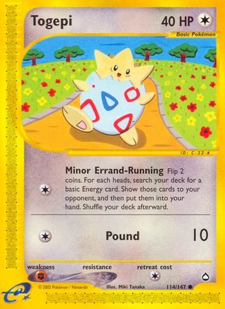Togepi (114/147) [Aquapolis] Normal - Common