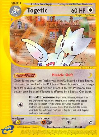 Togetic (39/147) [Aquapolis] Normal - Rare