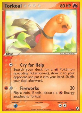 Torkoal (27/92) [Legend Maker] Normal - Rare