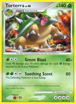 Torterra (39/127) [Platinum] Normal - Rare