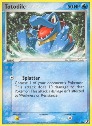 Totodile (078/115) [Unseen Forces] Normal - Common