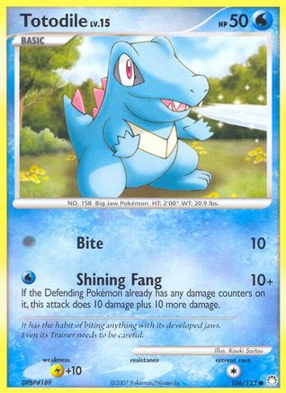 Totodile (106/123) [Mysterious Treasures] Normal - Common