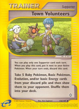 Town Volunteers (136/147) [Aquapolis] Normal - Uncommon