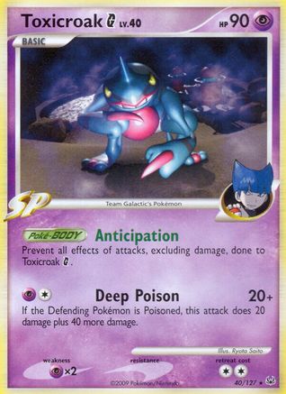Toxicroak G (40/127) [Platinum] Normal - Rare