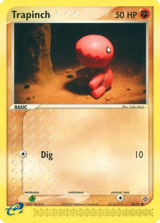Trapinch (078/97) [Dragon] Reverse Holofoil - Common