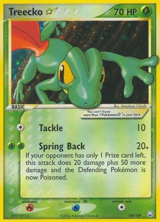 Treecko Star (109/109) [Team Rocket Returns] Normal - Ultra Rare