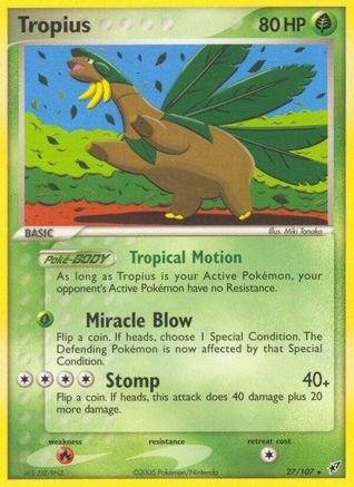 Tropius (27/107) [Deoxys] Normal - Rare