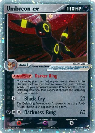 Umbreon ex (112/115) [Unseen Forces] Holofoil - Ultra Rare