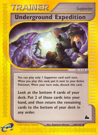 Underground Expedition (140/144) [Skyridge] Normal - Uncommon