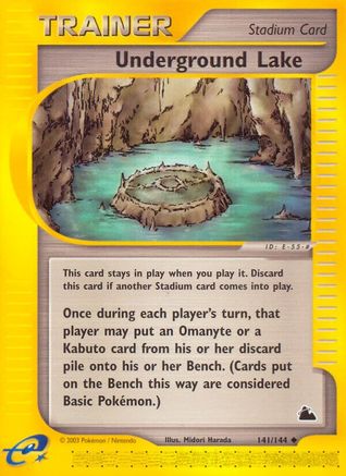 Underground Lake (141/144) [Skyridge] Normal - Uncommon
