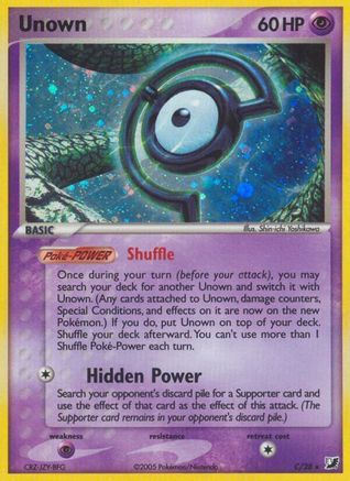 Unown (C) (C/115) [Unseen Forces] Holofoil - Holo Rare