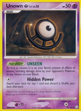 Unown (U) (78/146) [Legends Awakened] Normal - Uncommon