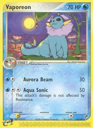 Vaporeon (25/100) [Sandstorm] Normal - Rare