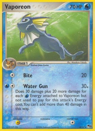 Vaporeon (006/17) [POP Series 3] Normal - Rare