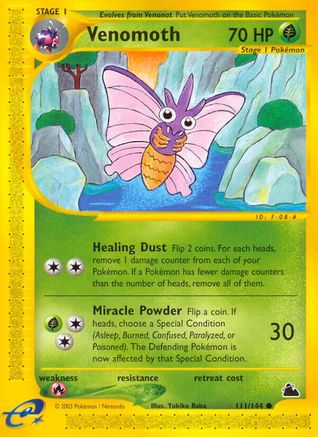 Venomoth (111/144) [Skyridge] Normal - Common