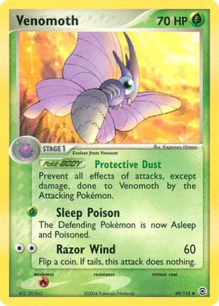 Venomoth (49/112) [FireRed & LeafGreen] Normal - Uncommon