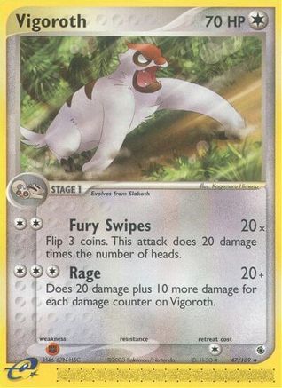 Vigoroth (47/109) [Ruby and Sapphire] Normal - Uncommon