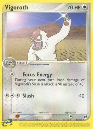Vigoroth (52/100) [Sandstorm] Normal - Uncommon