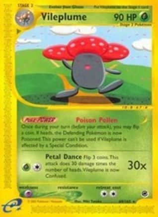 Vileplume (69) (69) 069  - Reverse Holofoil Expedition - Rare