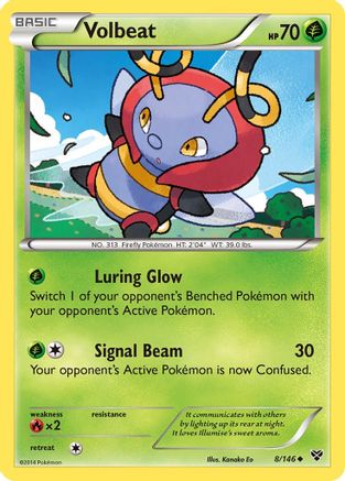 Volbeat (8/146) [XY Base Set] Normal - Uncommon
