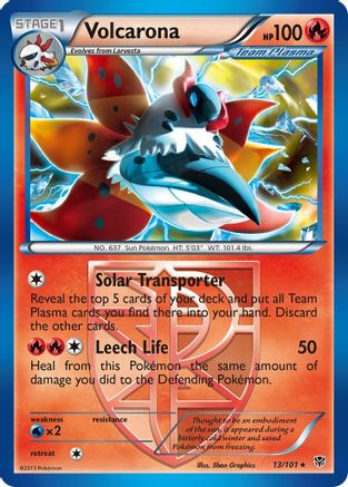 Volcarona (Team Plasma) (13/101) [Plasma Blast] Normal - Rare