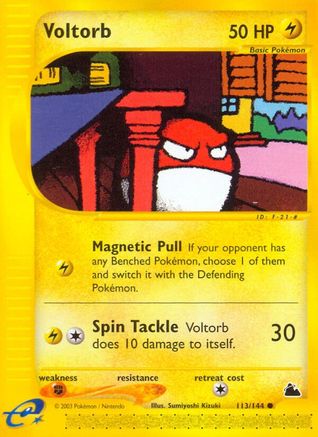 Voltorb (113/144) [Skyridge] Reverse Holofoil - Common