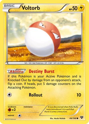 Voltorb (44/146) [XY Base Set] Normal - Common
