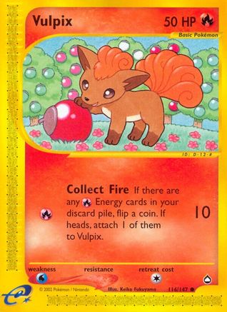 Vulpix (116/147) [Aquapolis] Normal - Common