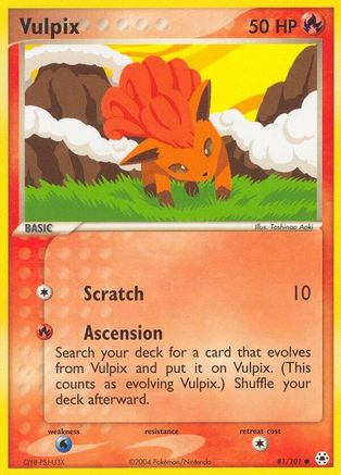 Vulpix (81/101) [Hidden Legends] Reverse Holofoil - Common