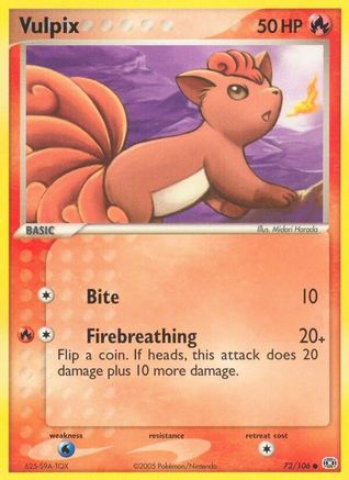 Vulpix (072/106) [Emerald] Normal - Common